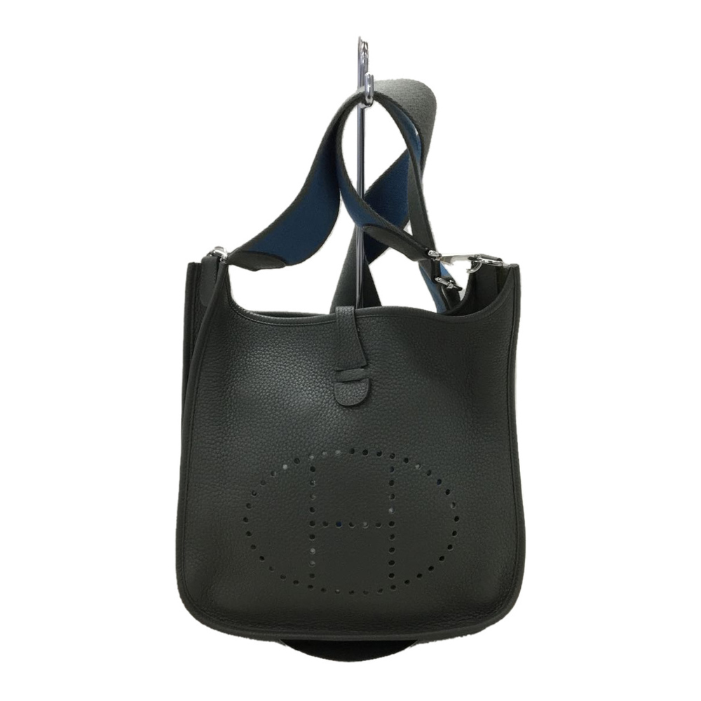 Hermes Leather Solid Tote Bag